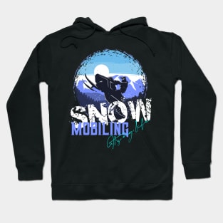 Snowmobile Fun Sport Winter Sports Cool Hoodie